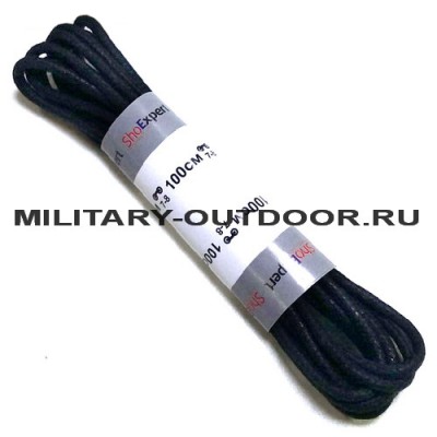Шнурки SHOExpert SE0100-18/100cm Black